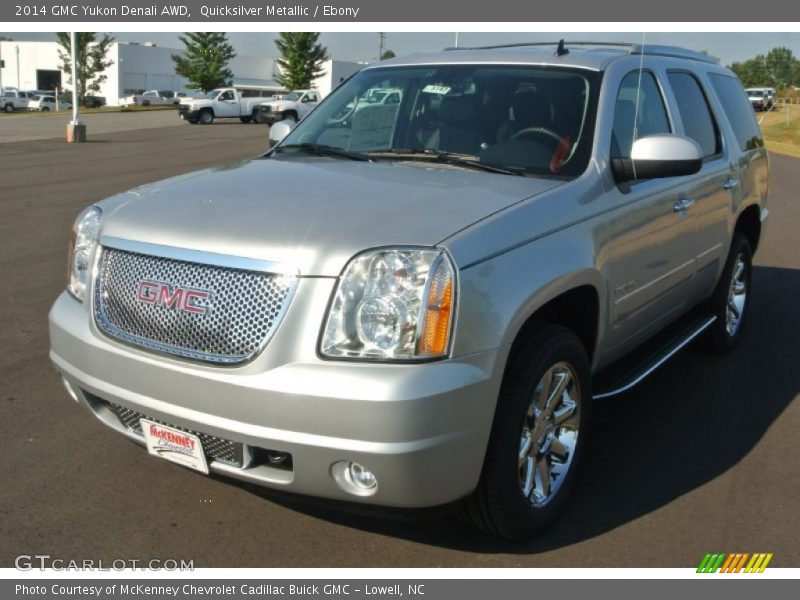 Quicksilver Metallic / Ebony 2014 GMC Yukon Denali AWD