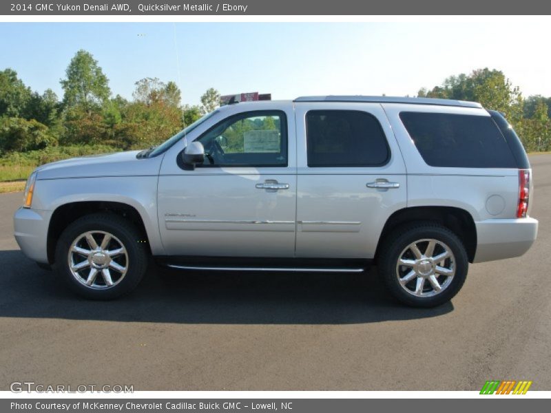 Quicksilver Metallic / Ebony 2014 GMC Yukon Denali AWD