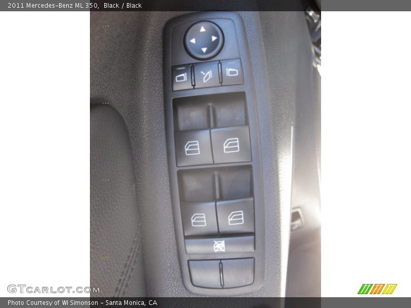 Black / Black 2011 Mercedes-Benz ML 350