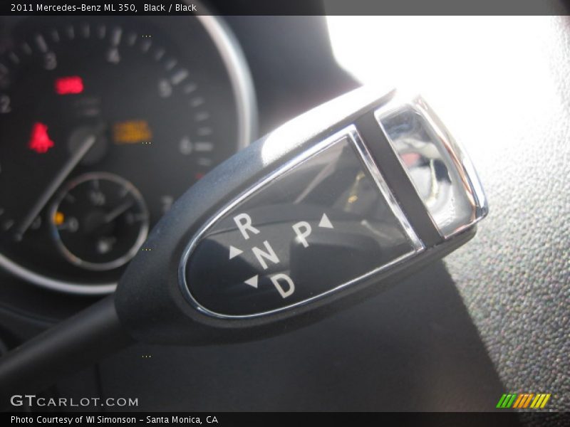 Black / Black 2011 Mercedes-Benz ML 350