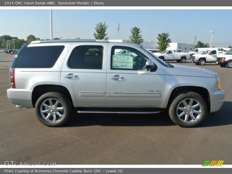 Quicksilver Metallic / Ebony 2014 GMC Yukon Denali AWD