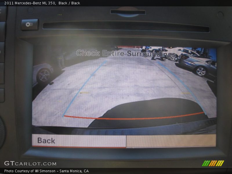 Black / Black 2011 Mercedes-Benz ML 350