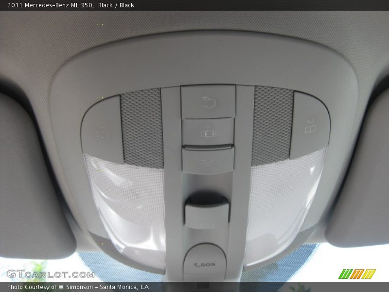Black / Black 2011 Mercedes-Benz ML 350