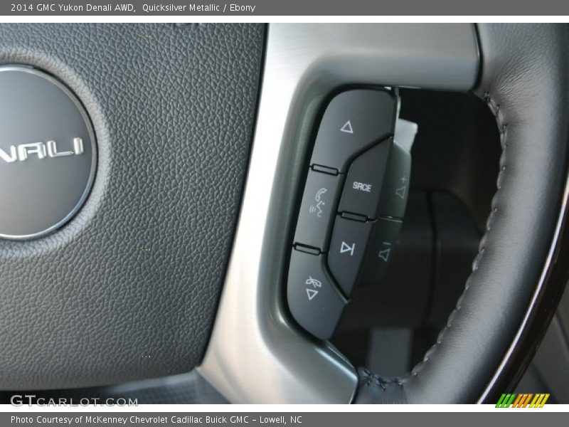 Quicksilver Metallic / Ebony 2014 GMC Yukon Denali AWD