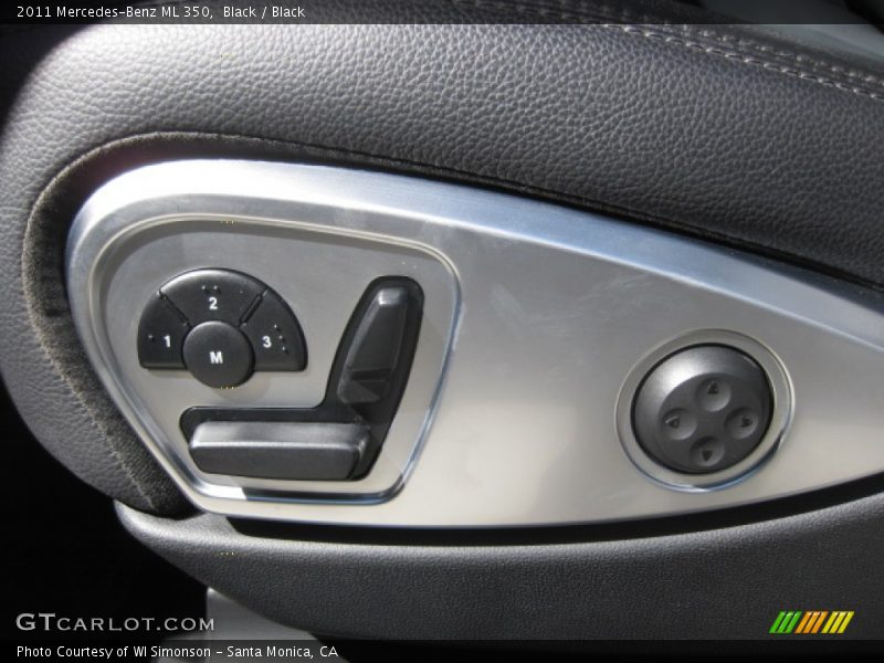 Black / Black 2011 Mercedes-Benz ML 350