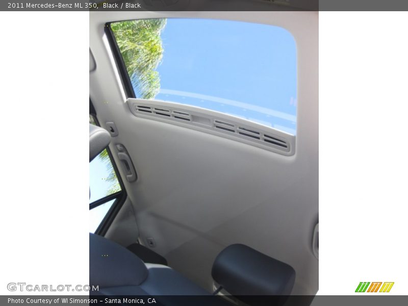 Black / Black 2011 Mercedes-Benz ML 350