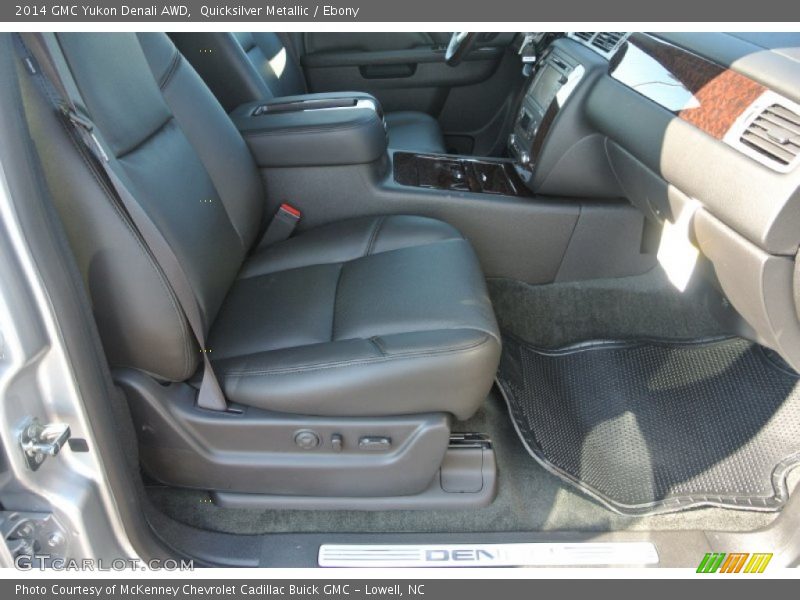 Quicksilver Metallic / Ebony 2014 GMC Yukon Denali AWD