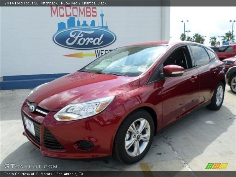 Ruby Red / Charcoal Black 2014 Ford Focus SE Hatchback