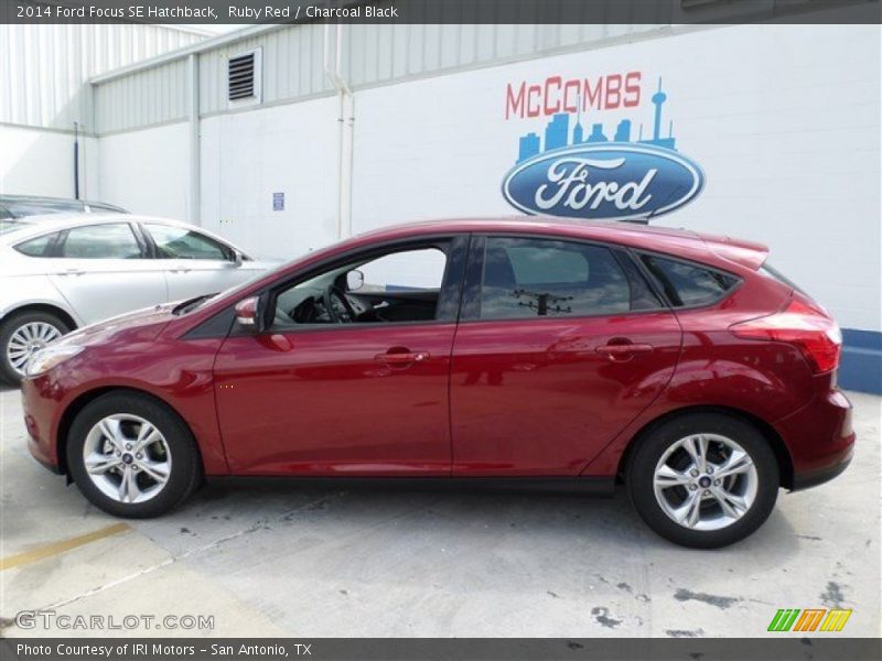 Ruby Red / Charcoal Black 2014 Ford Focus SE Hatchback