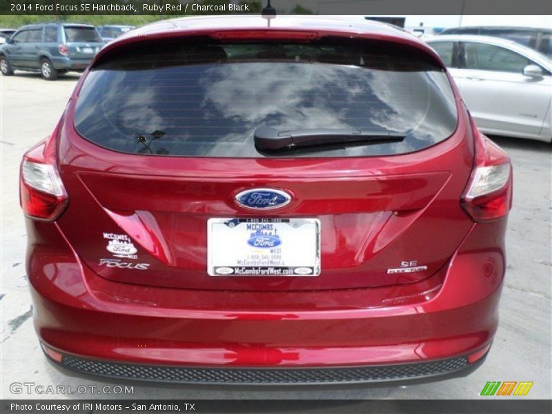 Ruby Red / Charcoal Black 2014 Ford Focus SE Hatchback