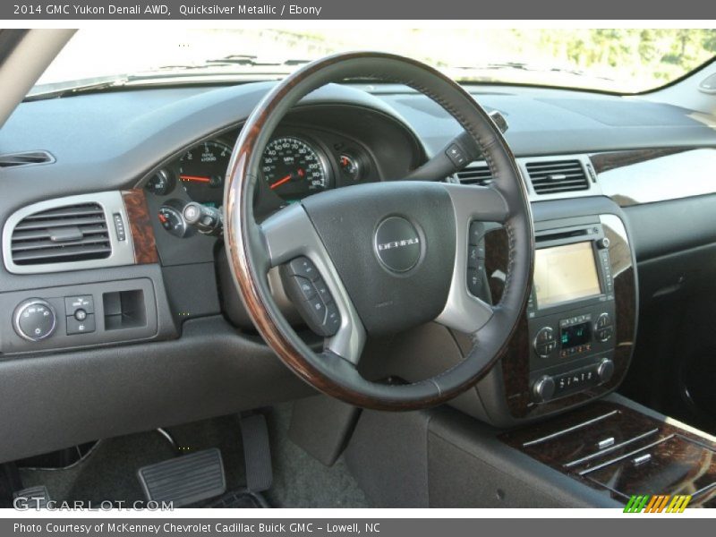 Quicksilver Metallic / Ebony 2014 GMC Yukon Denali AWD