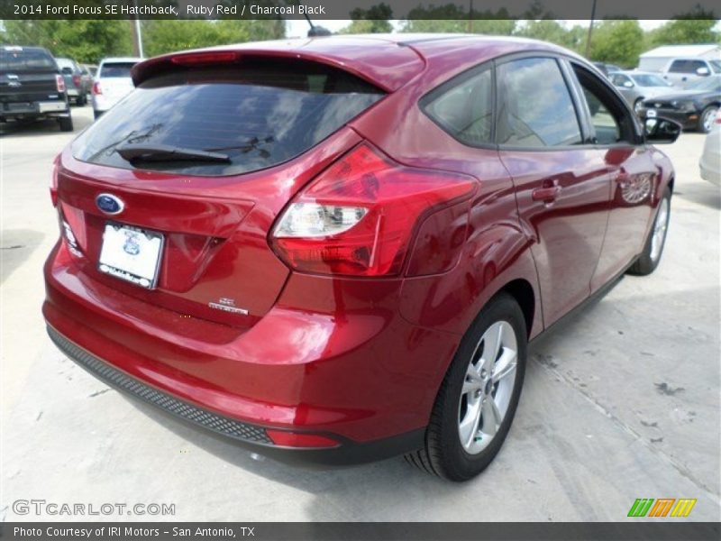 Ruby Red / Charcoal Black 2014 Ford Focus SE Hatchback