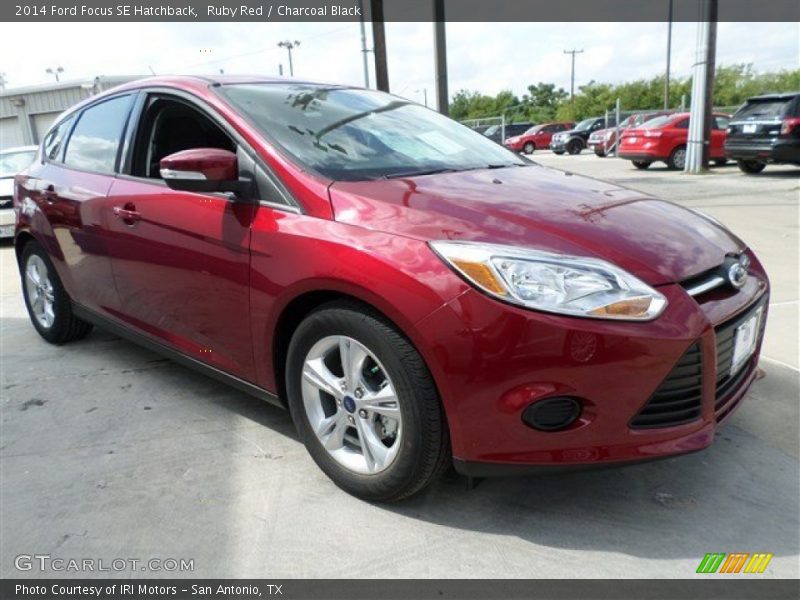 Ruby Red / Charcoal Black 2014 Ford Focus SE Hatchback
