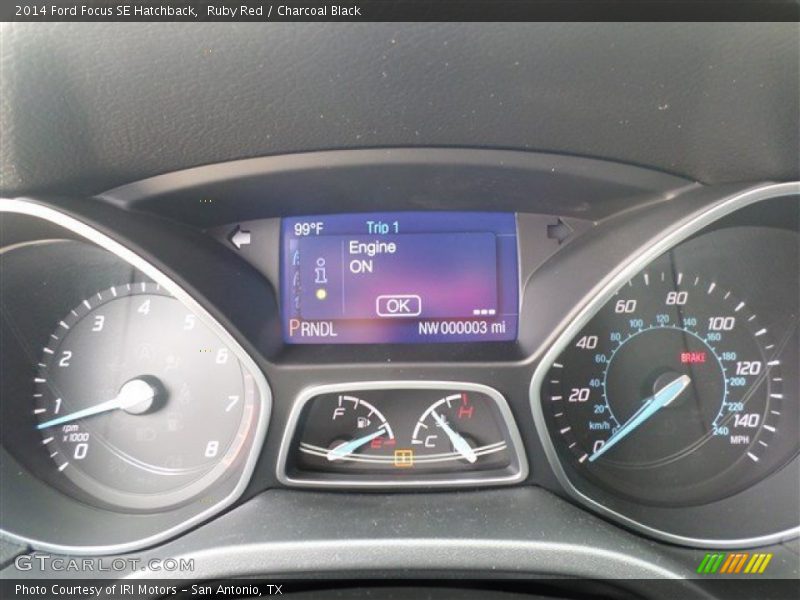 Ruby Red / Charcoal Black 2014 Ford Focus SE Hatchback