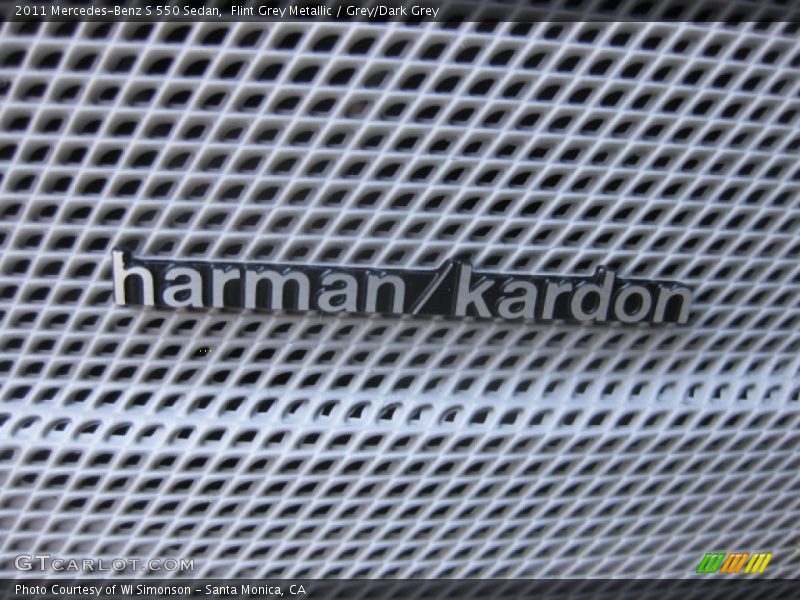 Flint Grey Metallic / Grey/Dark Grey 2011 Mercedes-Benz S 550 Sedan