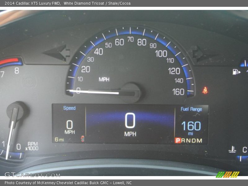 White Diamond Tricoat / Shale/Cocoa 2014 Cadillac XTS Luxury FWD
