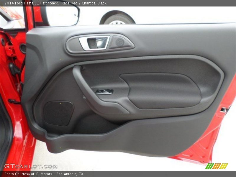 Race Red / Charcoal Black 2014 Ford Fiesta SE Hatchback