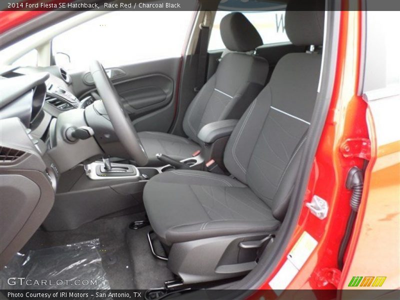 Race Red / Charcoal Black 2014 Ford Fiesta SE Hatchback