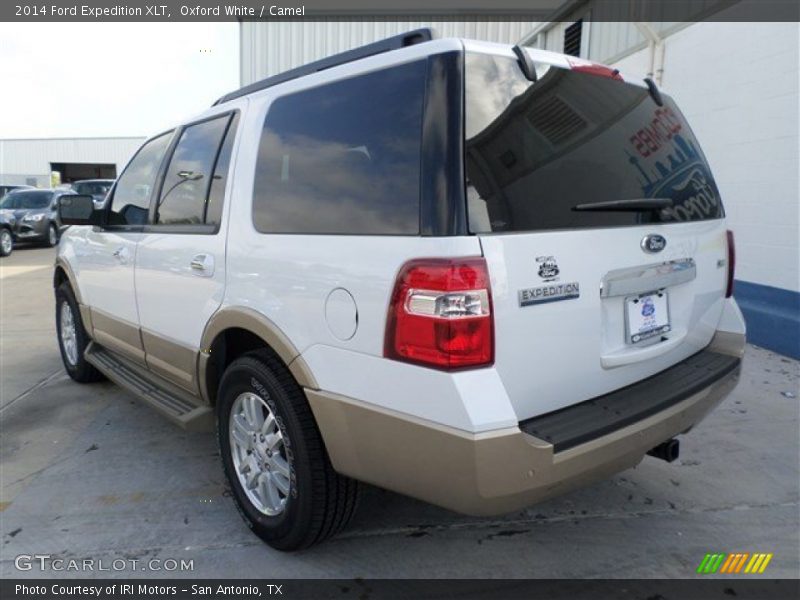 Oxford White / Camel 2014 Ford Expedition XLT