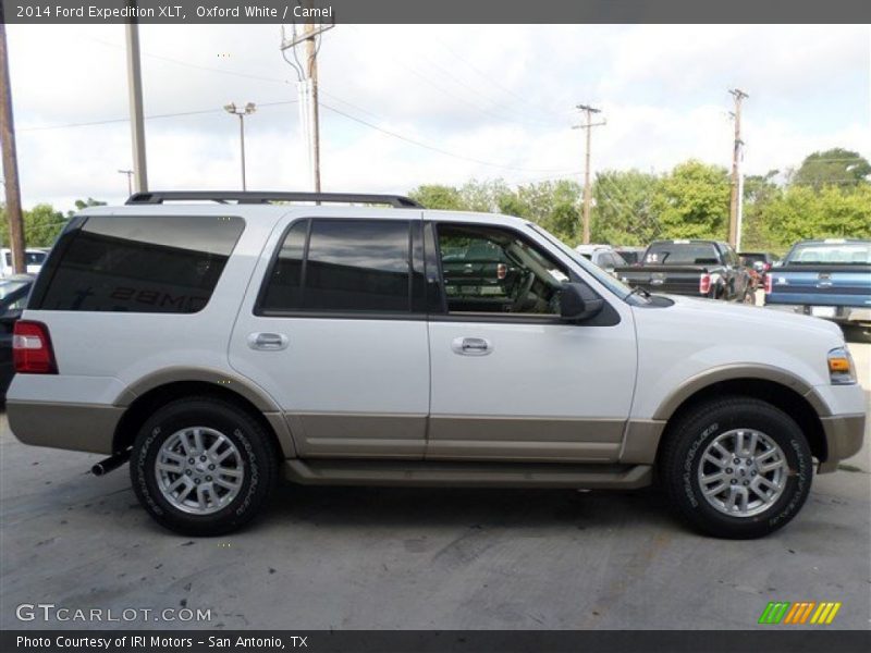 Oxford White / Camel 2014 Ford Expedition XLT