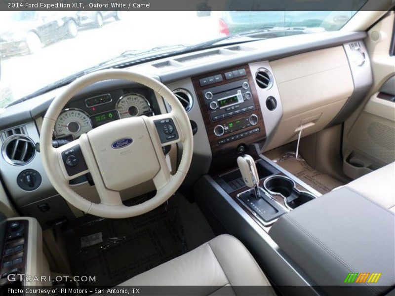 Oxford White / Camel 2014 Ford Expedition XLT