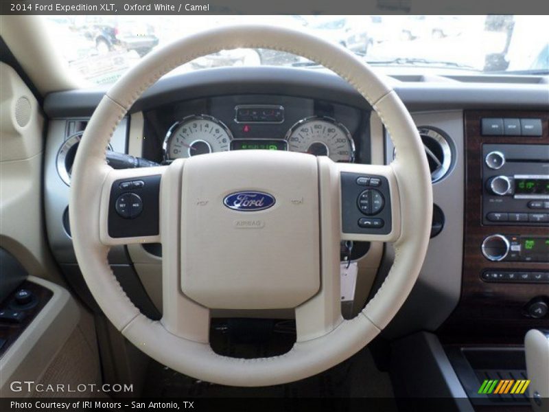 Oxford White / Camel 2014 Ford Expedition XLT