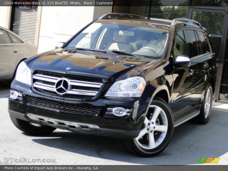 Black / Cashmere 2009 Mercedes-Benz GL 320 BlueTEC 4Matic