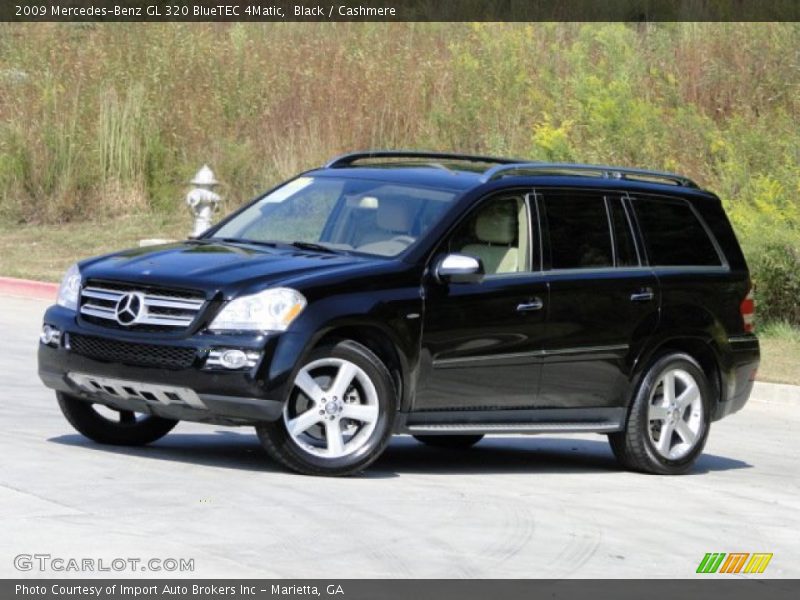 Black / Cashmere 2009 Mercedes-Benz GL 320 BlueTEC 4Matic