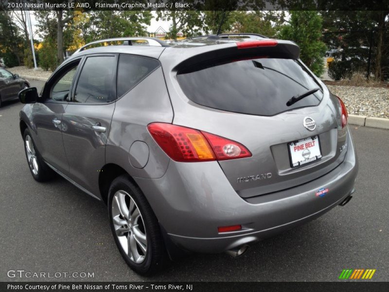 Platinum Graphite Metallic / Black 2010 Nissan Murano LE AWD