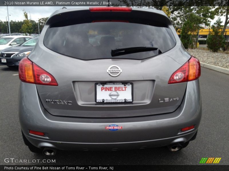 Platinum Graphite Metallic / Black 2010 Nissan Murano LE AWD