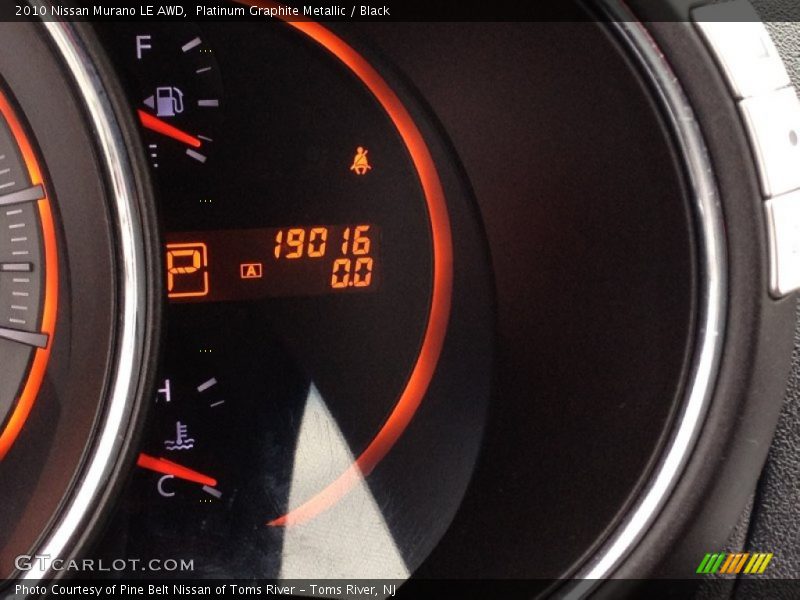 Platinum Graphite Metallic / Black 2010 Nissan Murano LE AWD
