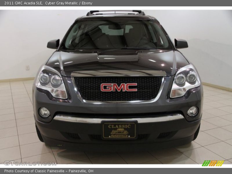Cyber Gray Metallic / Ebony 2011 GMC Acadia SLE