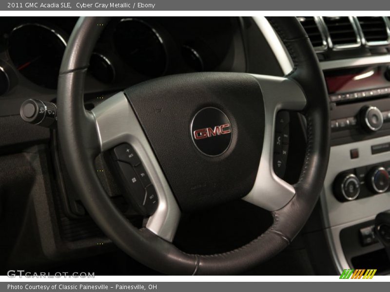 Cyber Gray Metallic / Ebony 2011 GMC Acadia SLE