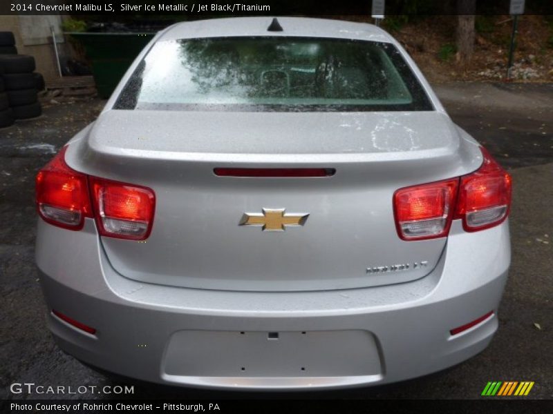 Silver Ice Metallic / Jet Black/Titanium 2014 Chevrolet Malibu LS