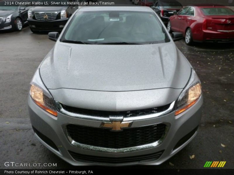 Silver Ice Metallic / Jet Black/Titanium 2014 Chevrolet Malibu LS