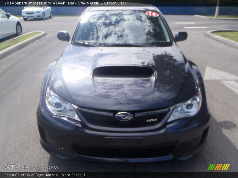 Dark Gray Metallic / Carbon Black 2014 Subaru Impreza WRX 4 Door