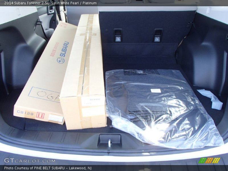 Satin White Pearl / Platinum 2014 Subaru Forester 2.5i