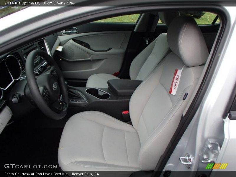 Front Seat of 2014 Optima LX