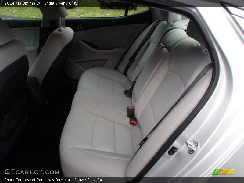 Rear Seat of 2014 Optima LX