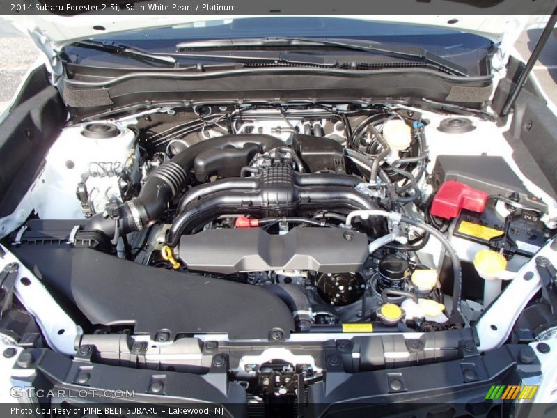 Satin White Pearl / Platinum 2014 Subaru Forester 2.5i