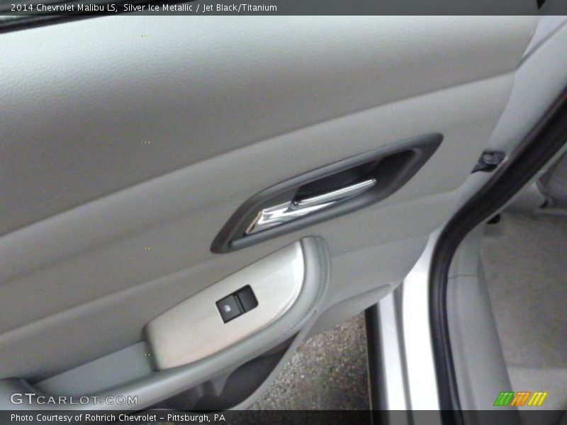 Silver Ice Metallic / Jet Black/Titanium 2014 Chevrolet Malibu LS