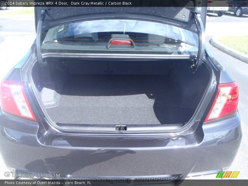 Dark Gray Metallic / Carbon Black 2014 Subaru Impreza WRX 4 Door