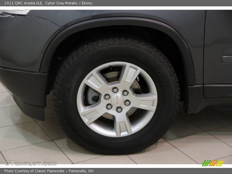 Cyber Gray Metallic / Ebony 2011 GMC Acadia SLE