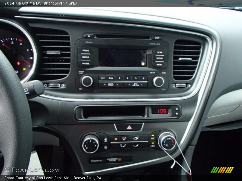 Controls of 2014 Optima LX