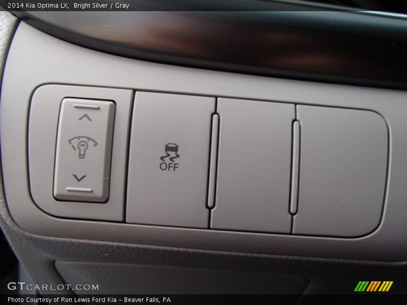 Controls of 2014 Optima LX