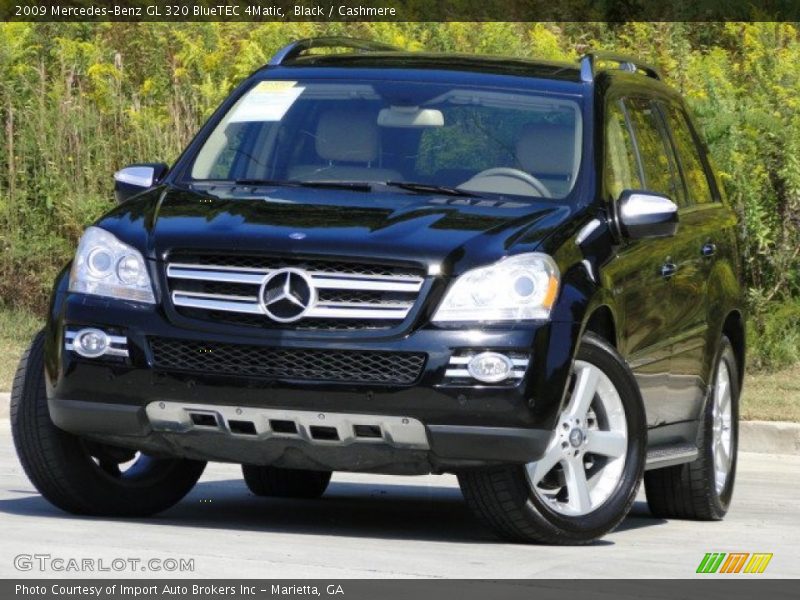 Black / Cashmere 2009 Mercedes-Benz GL 320 BlueTEC 4Matic