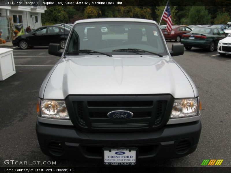 Silver Metallic / Medium Dark Flint 2011 Ford Ranger XL Regular Cab
