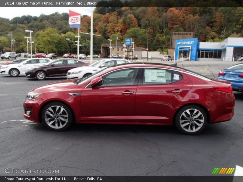 Remington Red / Black 2014 Kia Optima SX Turbo
