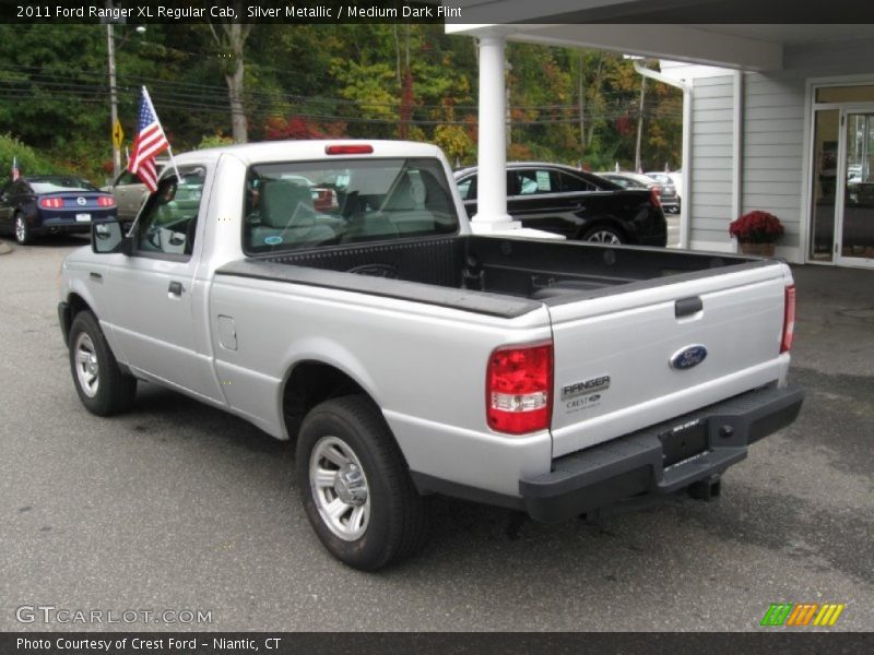 Silver Metallic / Medium Dark Flint 2011 Ford Ranger XL Regular Cab