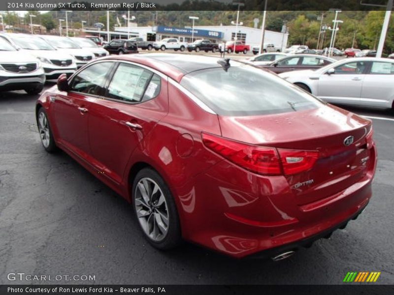  2014 Optima SX Turbo Remington Red